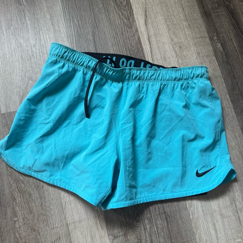 Nike Turquoise Athletic Shorts